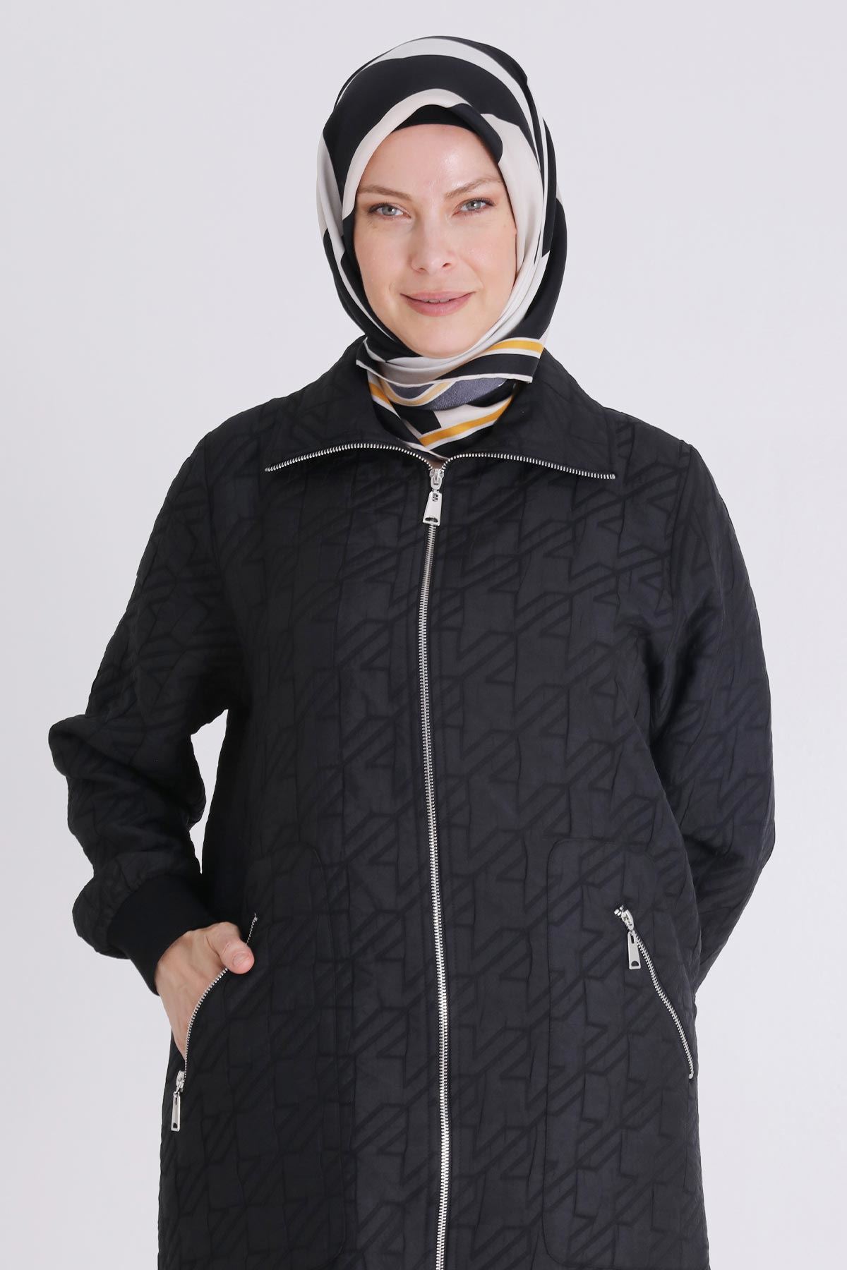 BEHREM VEKA Tesettür Kapitone Kap 2551 Siyah