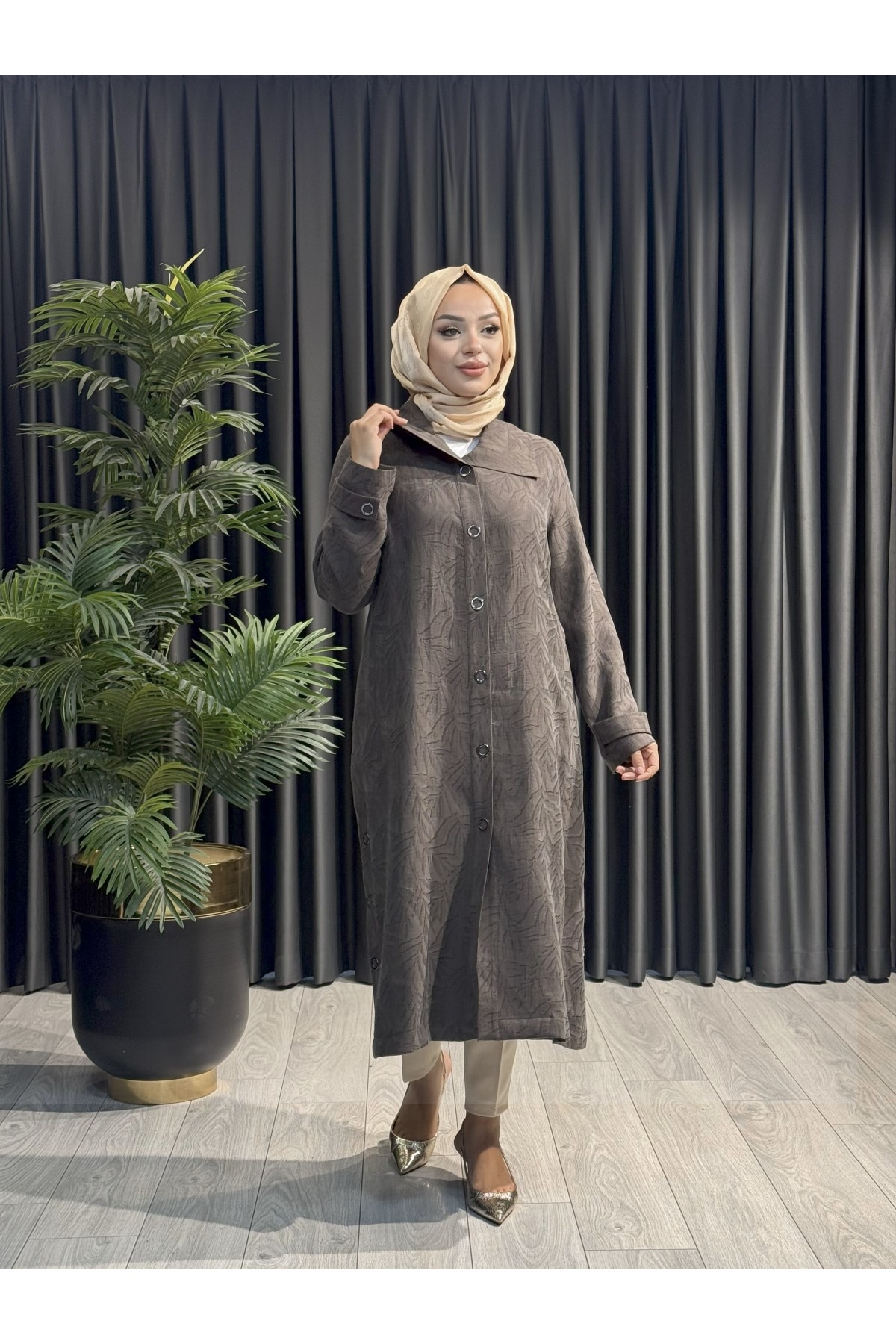 ELİT  JAKARLI KETEN 1464 KAP