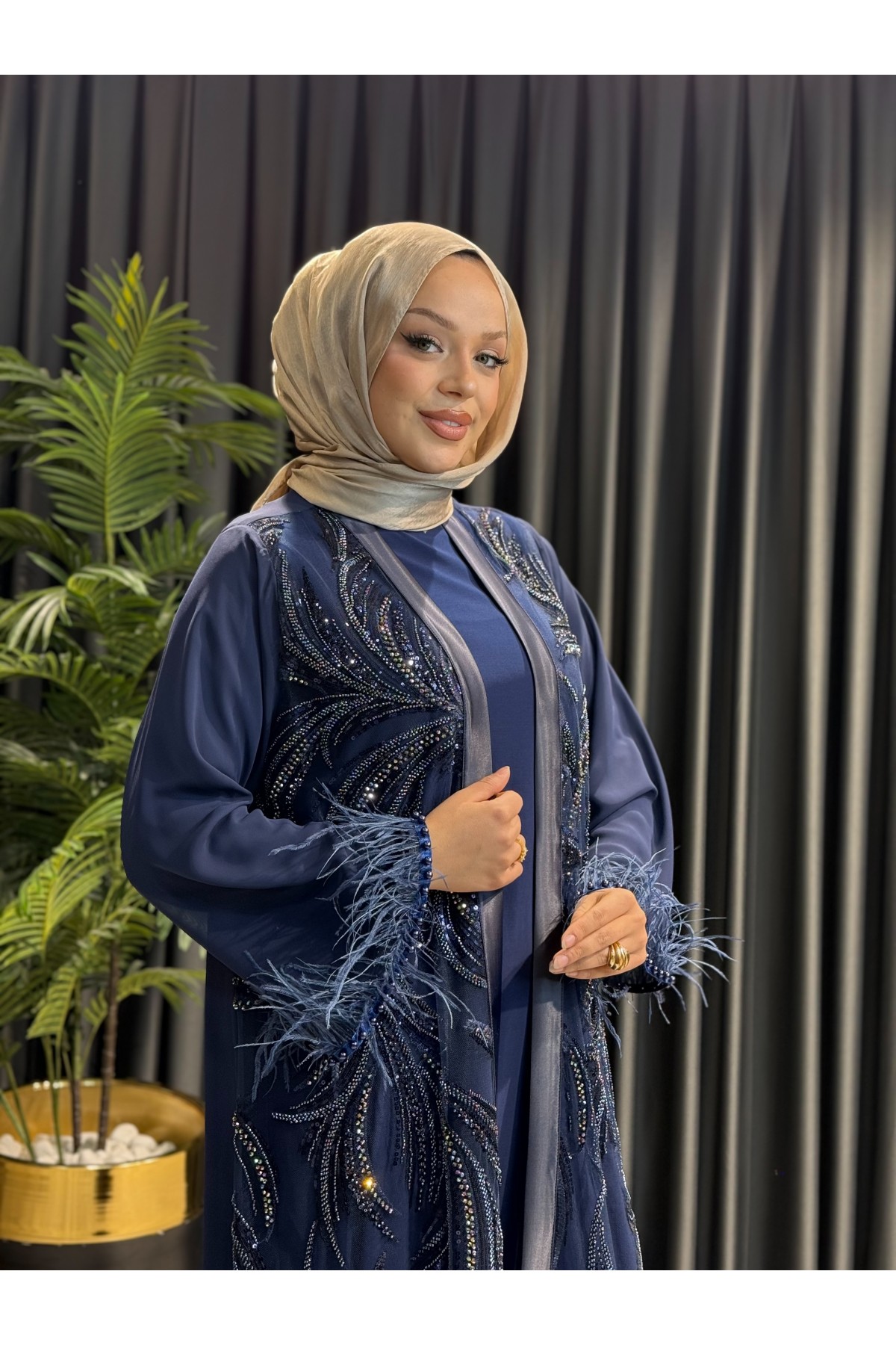GAZELLA ABAYA TAKIM-42931