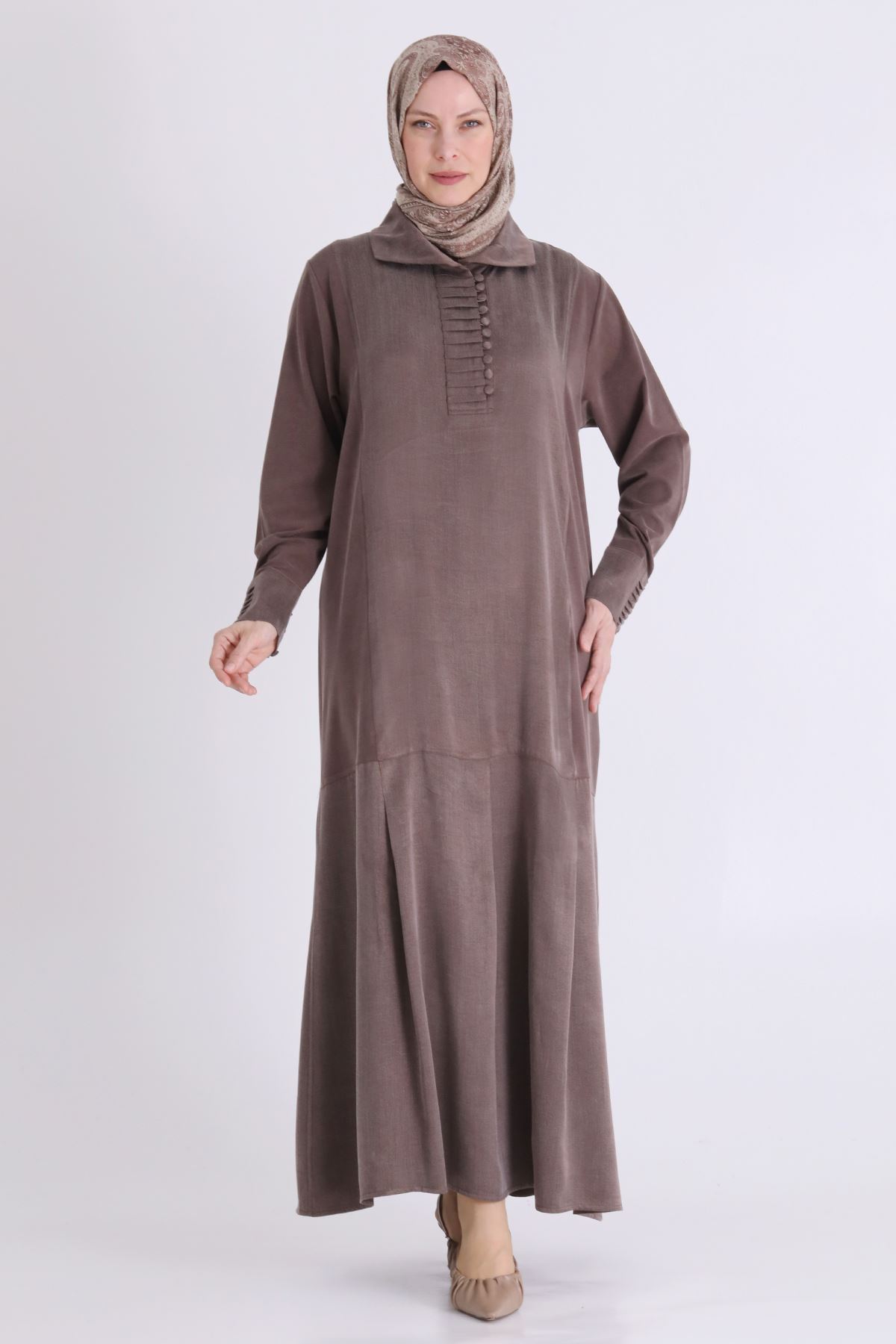 BEHREM 75015 ELBİSE KAHVE