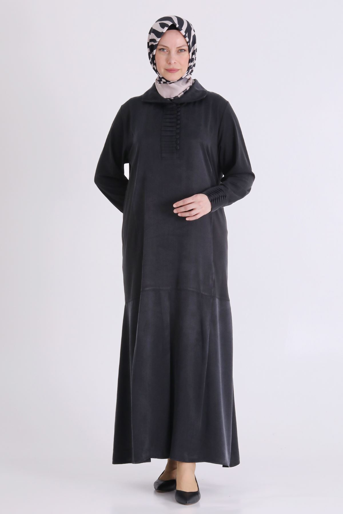 BEHREM 75015 ELBİSE SİYAH
