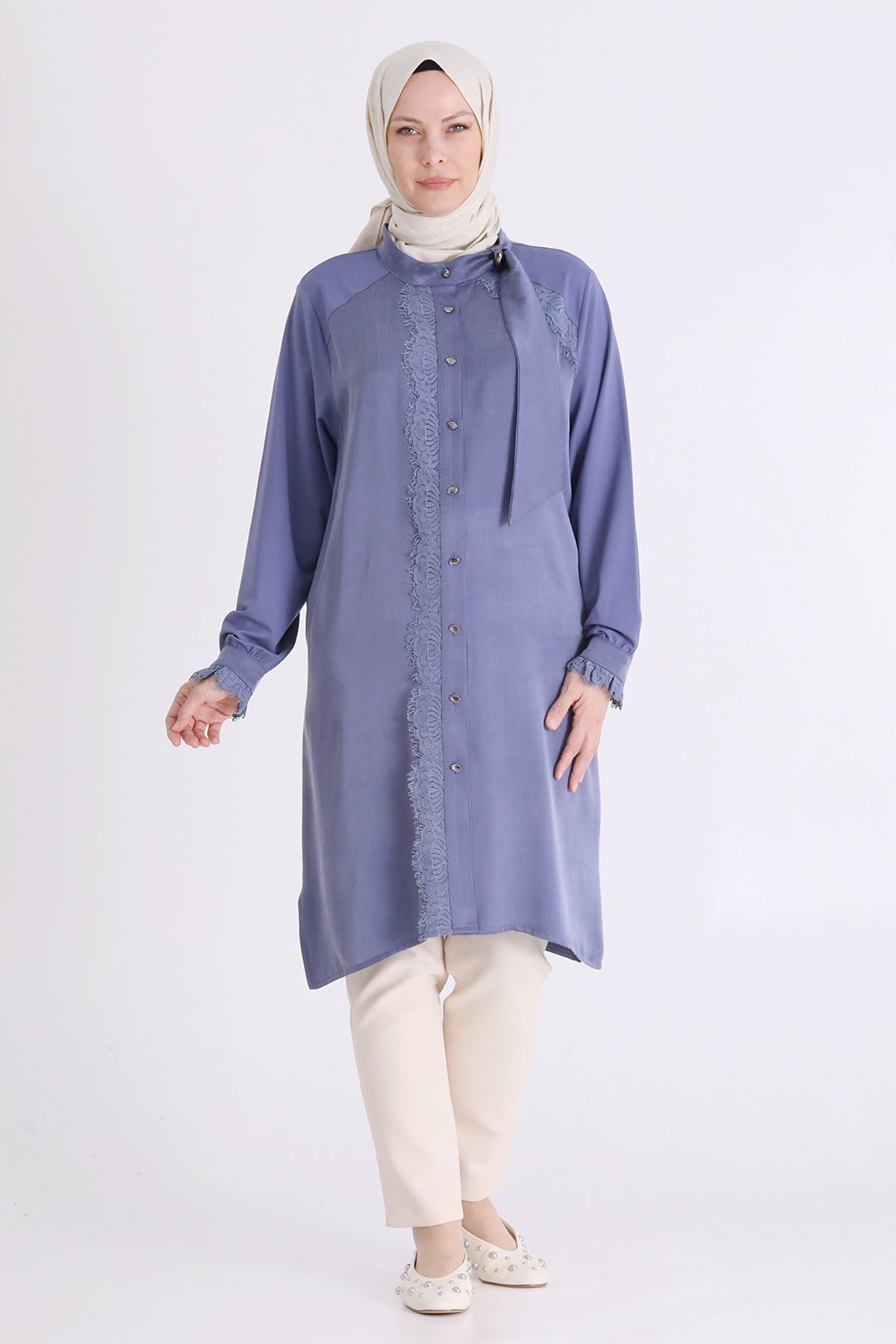 BEHREM 23043 TUNİK LİLA