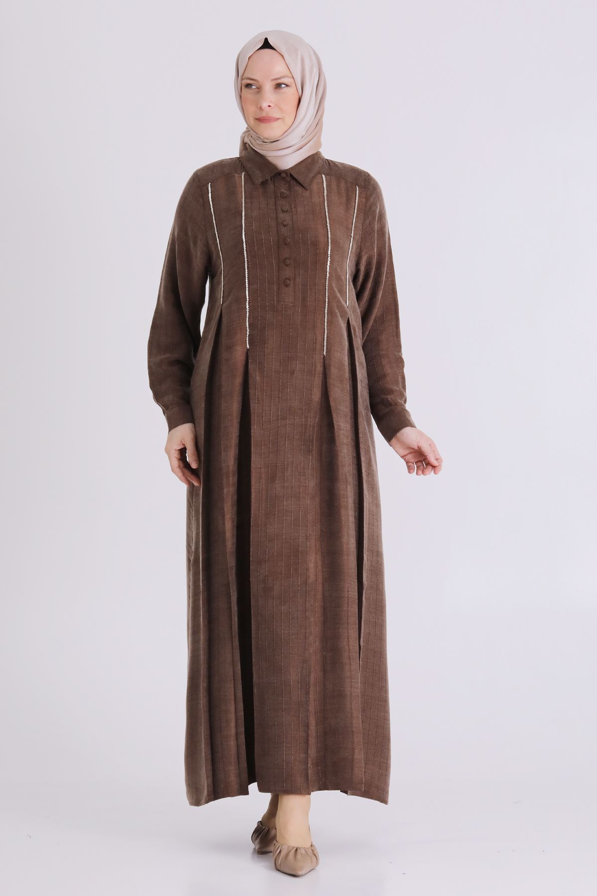 BEHREM 75012 ELBİSE KAHVE