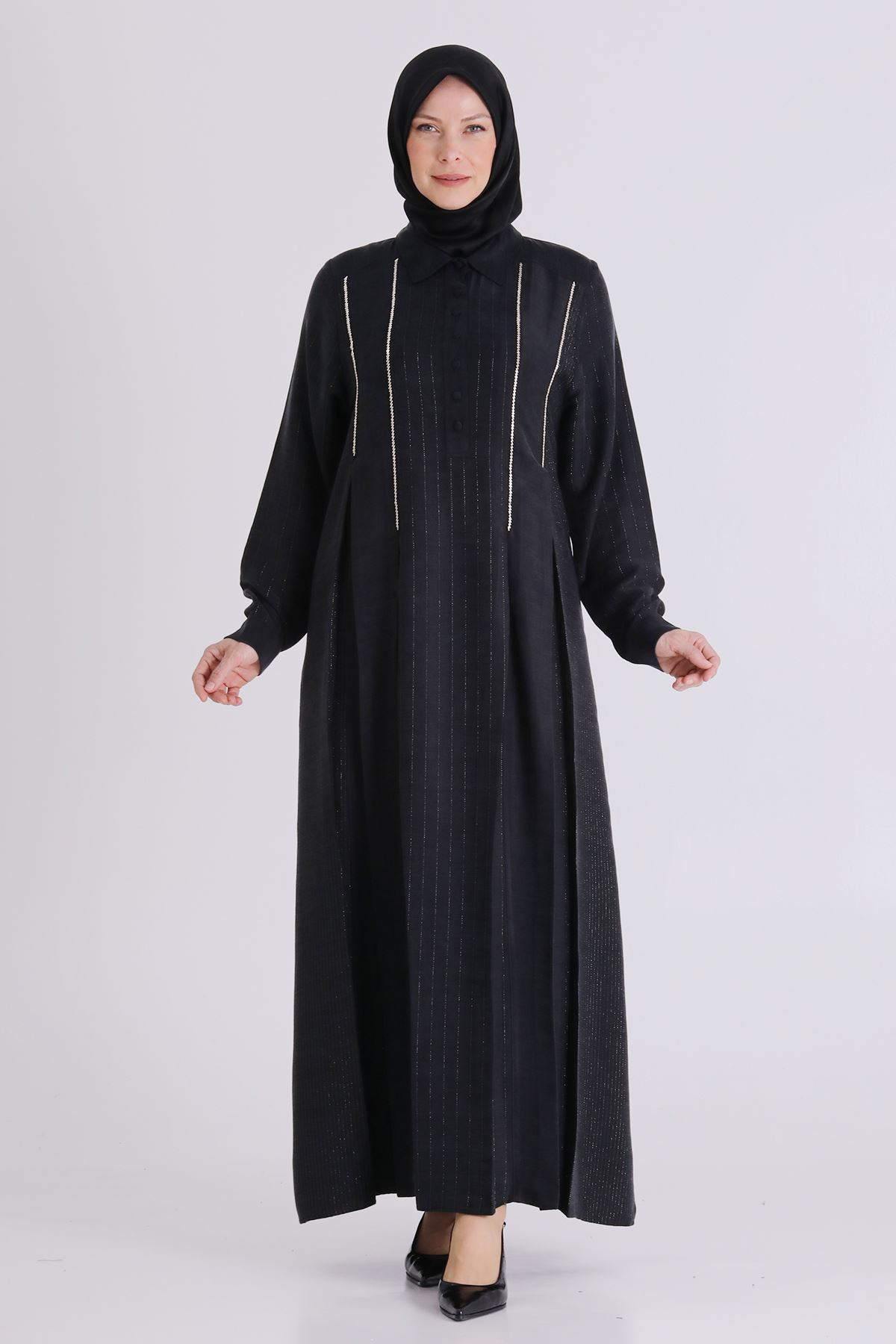 BEHREM 75012 ELBİSE SİYAH
