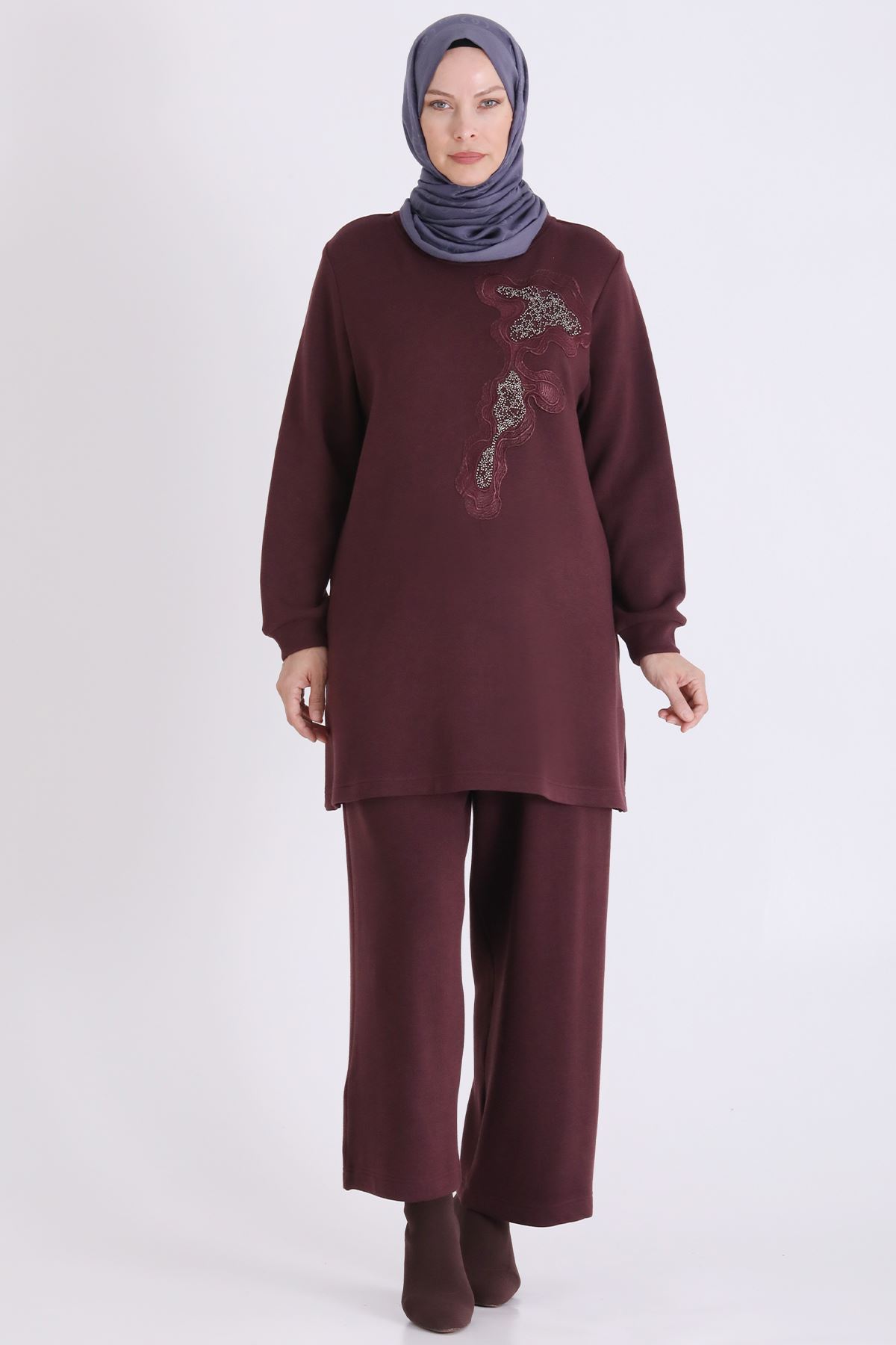 VEKA İKİLİ TAKIM 3573 BORDO