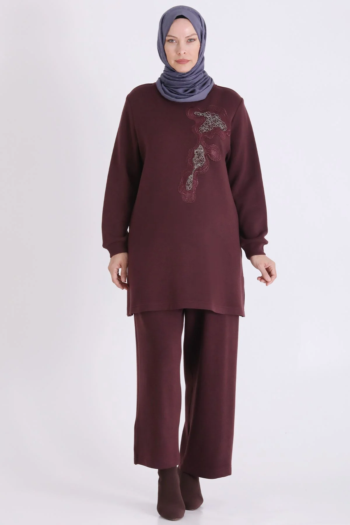 VEKA İKİLİ TAKIM 3573 BORDO