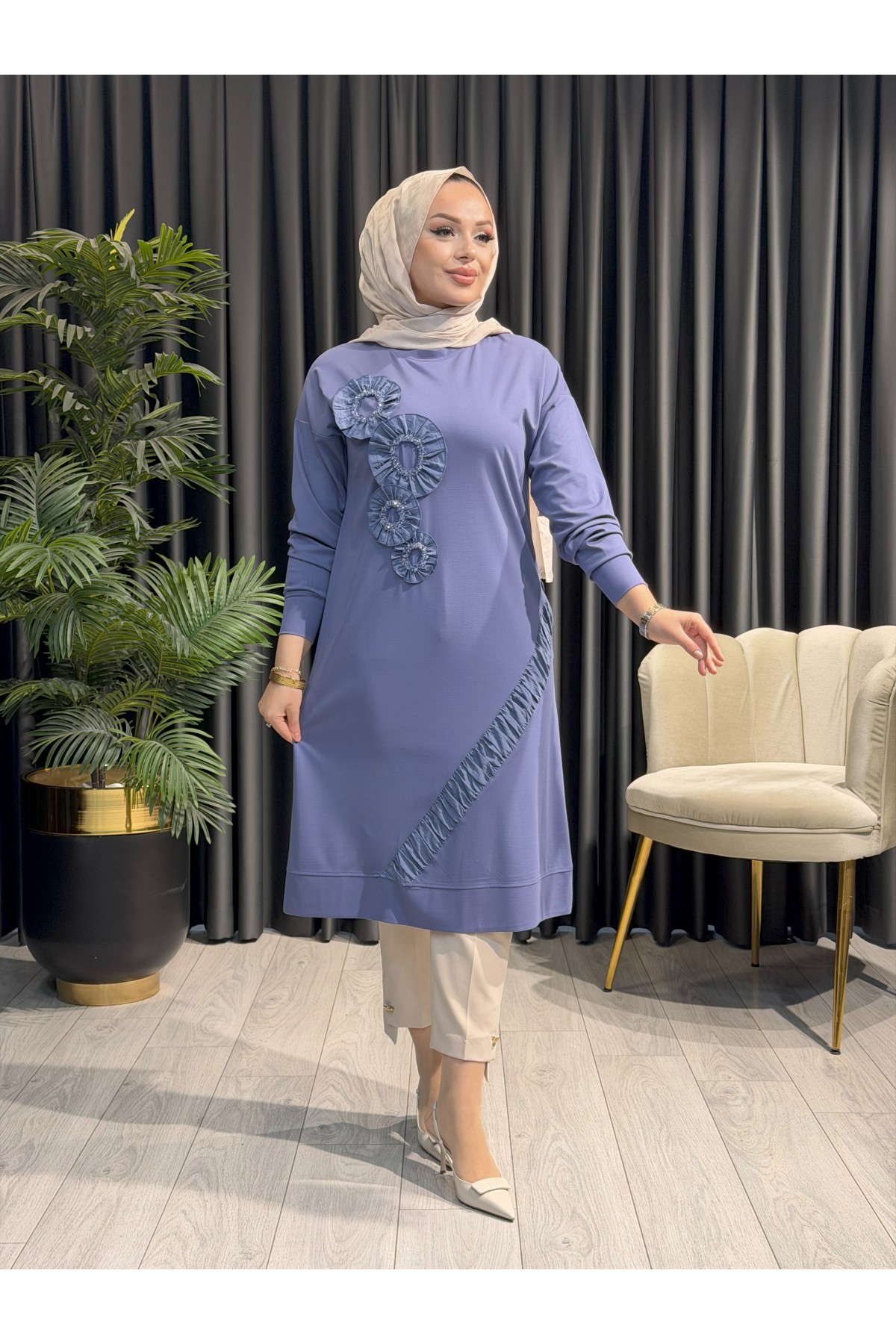 BEHREM 20133 TUNİK LİLA