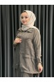 Behrem,ipek kupra,takım,koyu vizon
