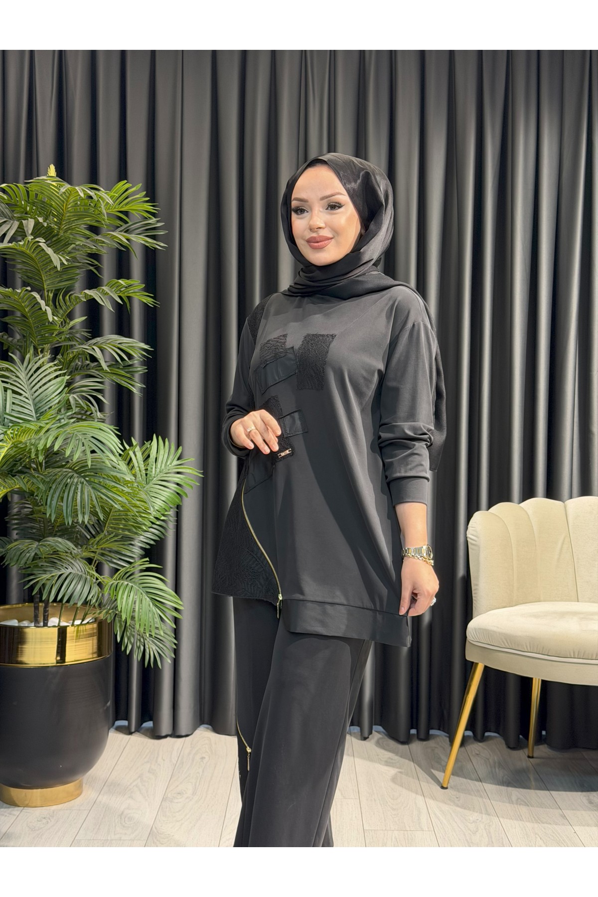 MEVA PLUS ÖRME TAKIM 275 SİYAH