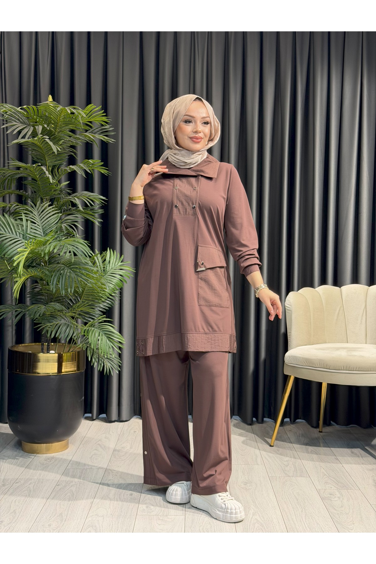 BEHREM 35143 İKİLİ TAKIM KAHVE