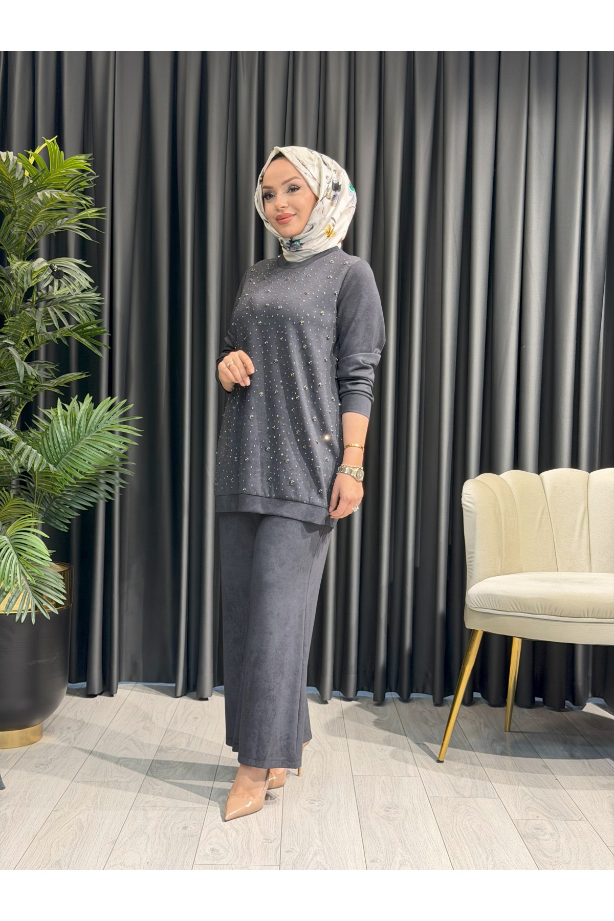 ORHAN STORE İKİLİ TAKIM 2701 GRİ