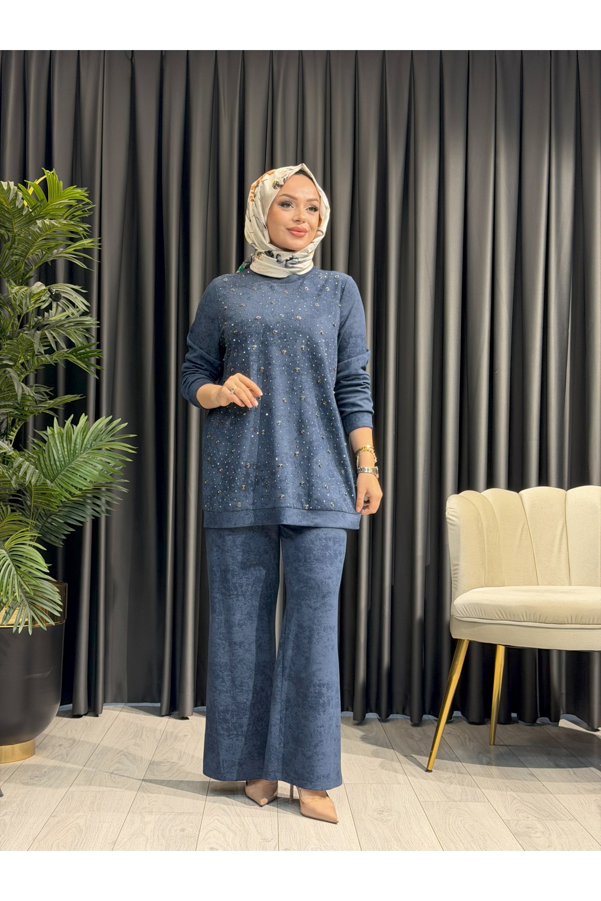 ORHAN STORE İKİLİ TAKIM 2701 İNDİGO