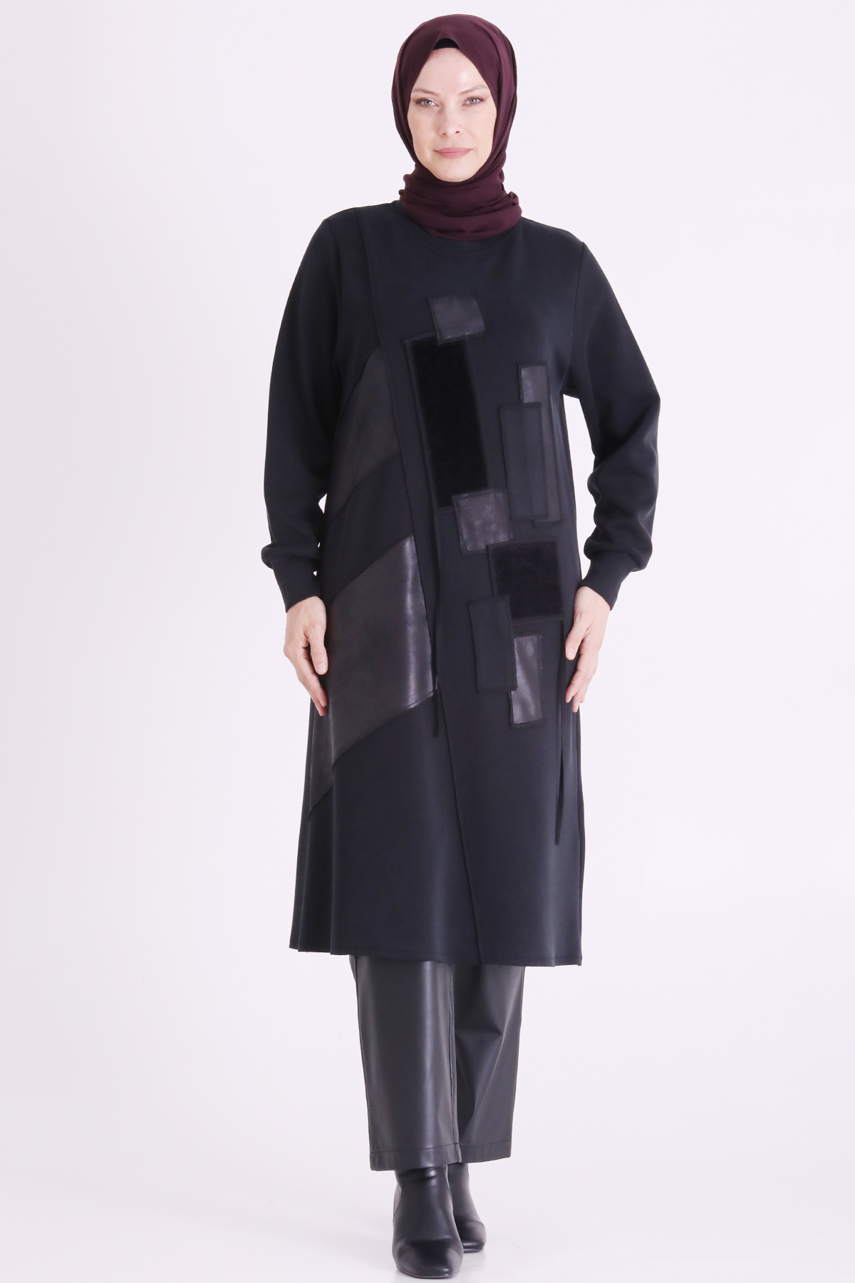 BEHREM 20149 TUNİK SİYAH