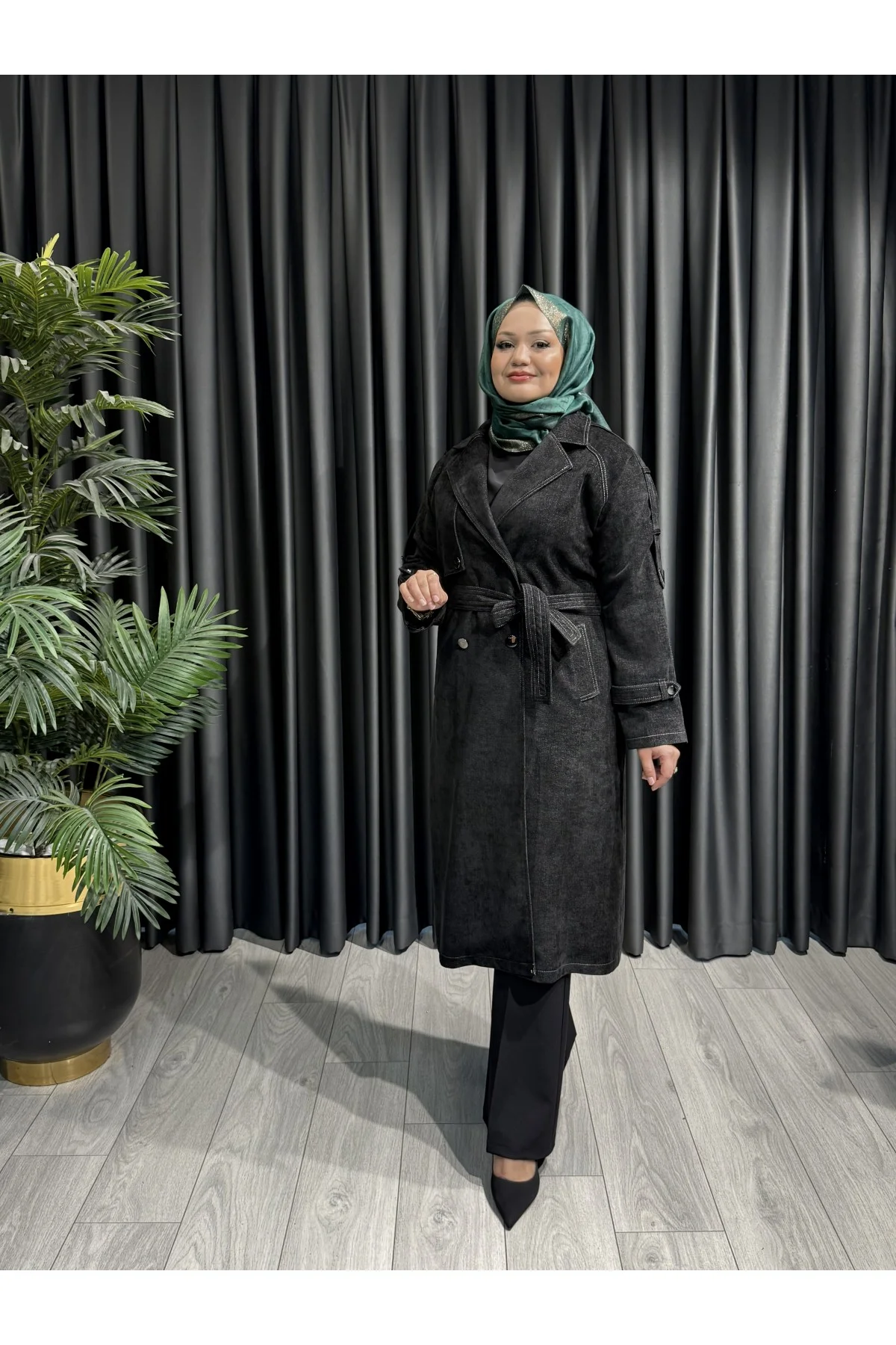 ADY FASHİON,TRENÇ,DENİM KUMAŞ