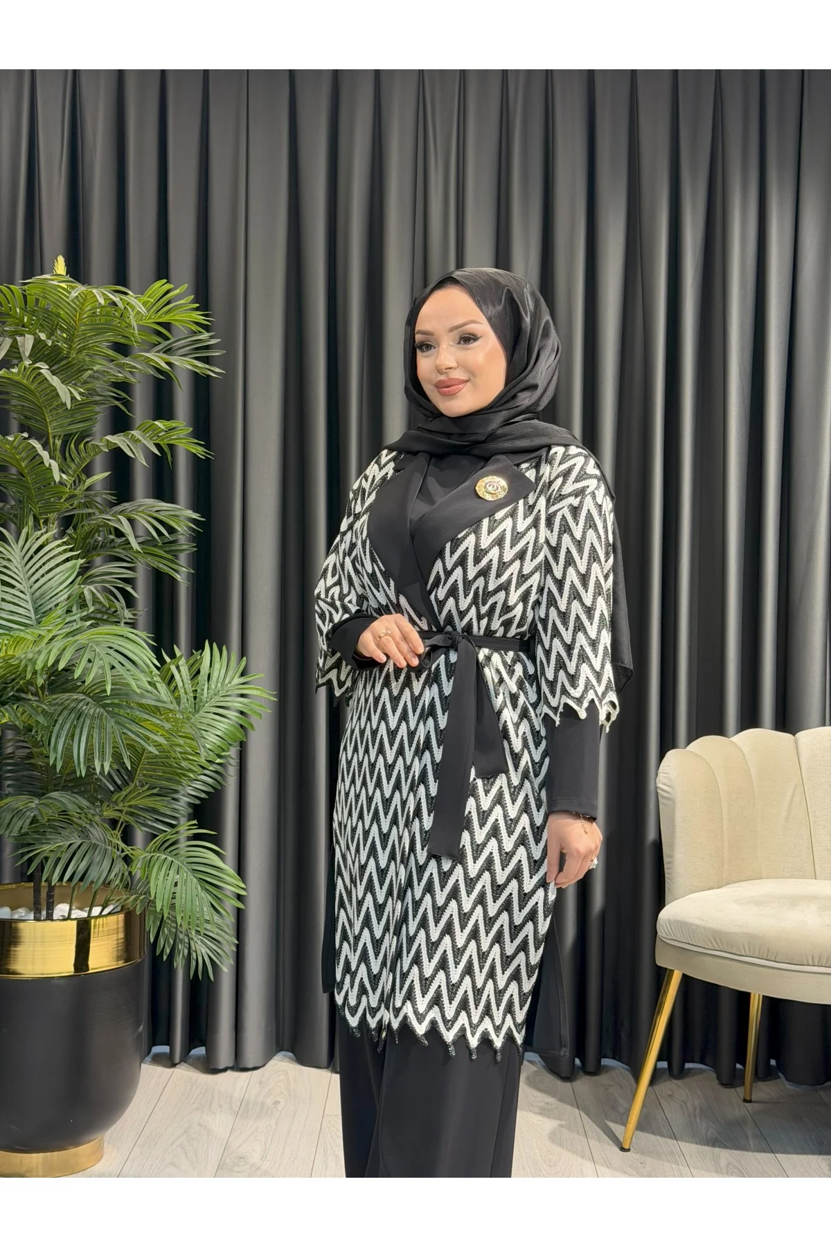 MÜSEMMA MARANTA TAKIM SİYAH