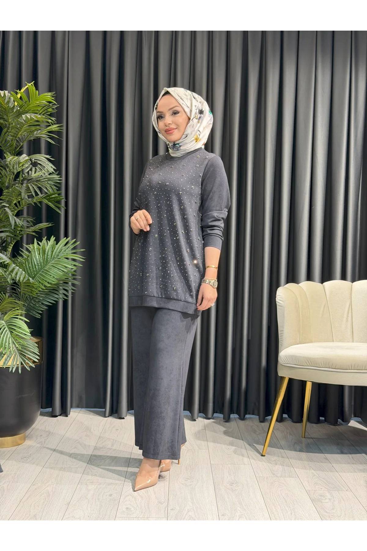 ORHAN STORE İKİLİ TAKIM 2701 GRİ