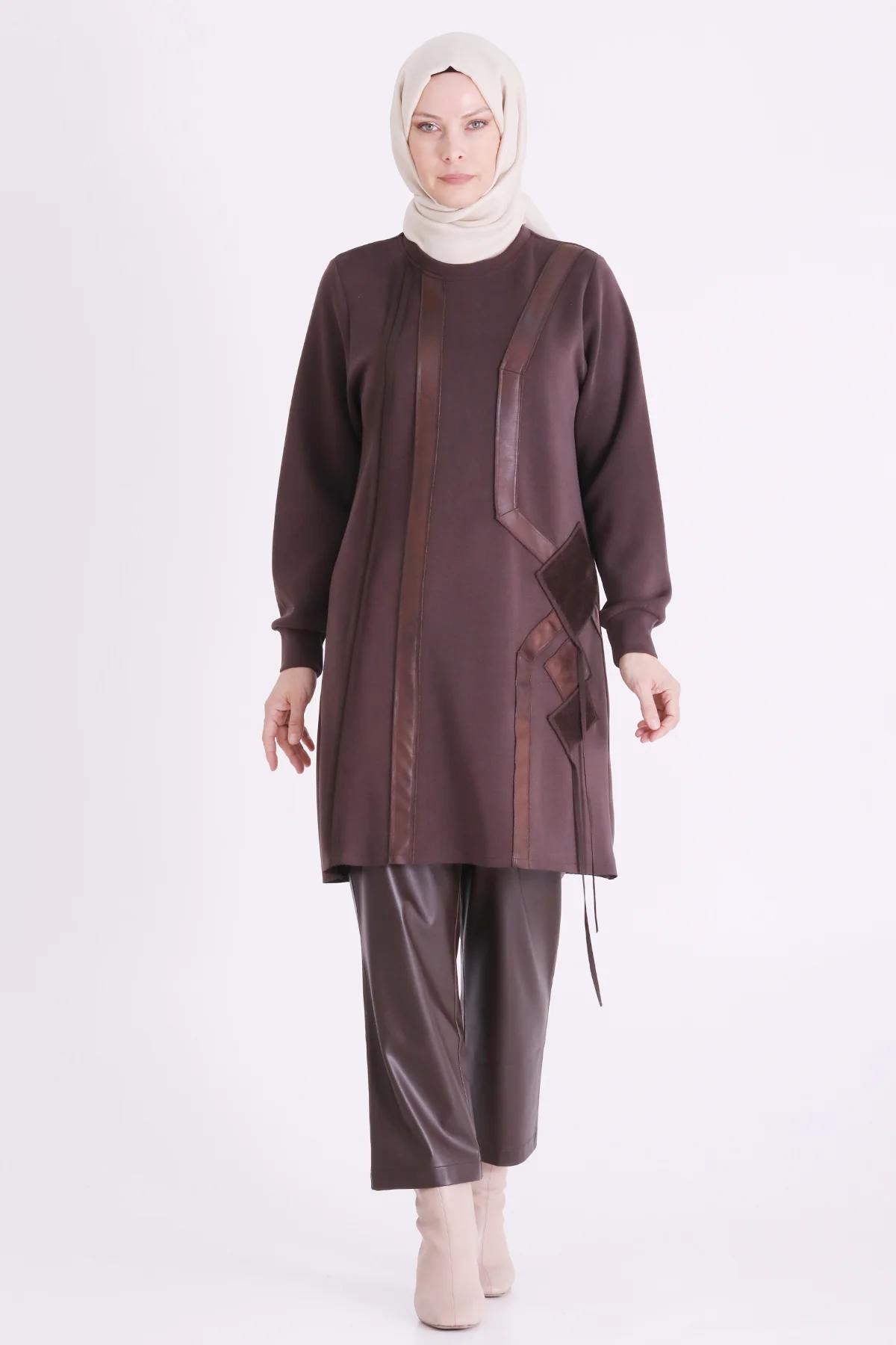 BEHREM 20150 TUNİK KAHVE